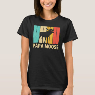 Camiseta Alce legal para Pai masculino Moose Alaska Moose E