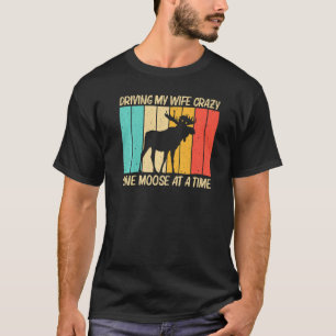 Camiseta Alce legal para Pai masculino Moose Alaska Moose E