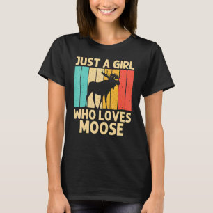 Camiseta Alce legal Para Raparigas Kid Moose Alaska Moose E