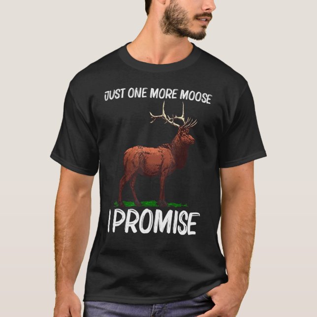 Camiseta Alce Para Homens Galos (Frente)