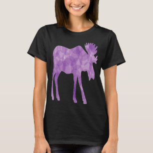 Camiseta Alce Roxo, Detentor De Telefone, Vida Selvagem, Ve