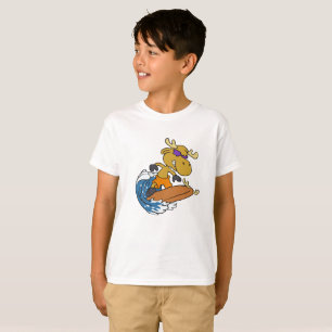 Camiseta Alce superficial na Onda do Oceano Azul escolher