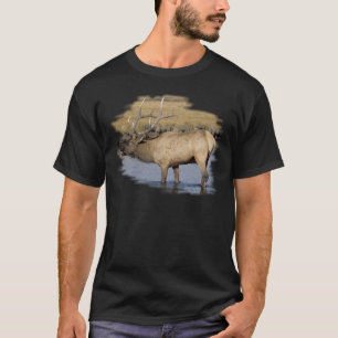 Camiseta Alces agradáveis no córrego