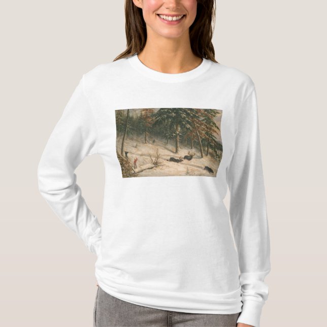 Camiseta Alces da caça (Frente)
