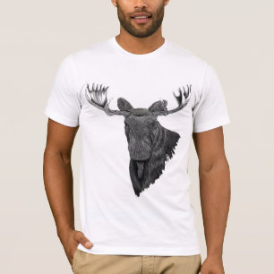 Camiseta Alces de Bull do canadense