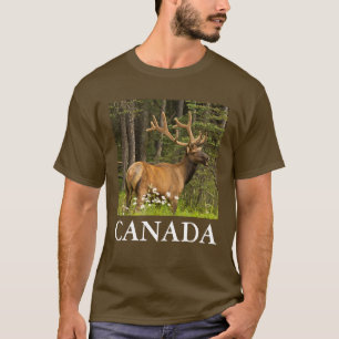 Camiseta Alces de Bull no veludo, Canadá