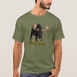 Camiseta Alces de carregamento de Bull
