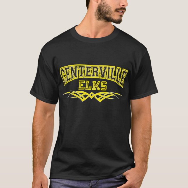 Camiseta Alces de Centerville tribais (Frente)