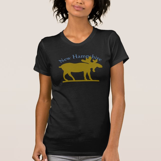 Camiseta Alces de New Hampshire (Frente)