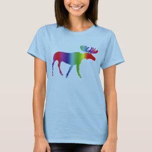 Camiseta Alces do arco-íris