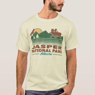 Camiseta Alces do parque nacional de jaspe