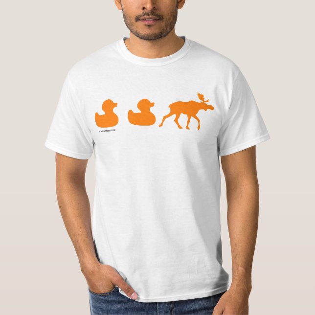 Camiseta Alces do pato do pato (Frente)