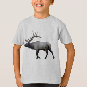 Camiseta Alces do veado norte-americano do salgueiro
