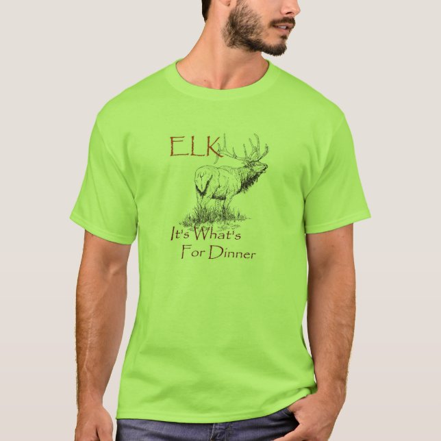 Camiseta Alces….É o que é para o comensal (Frente)