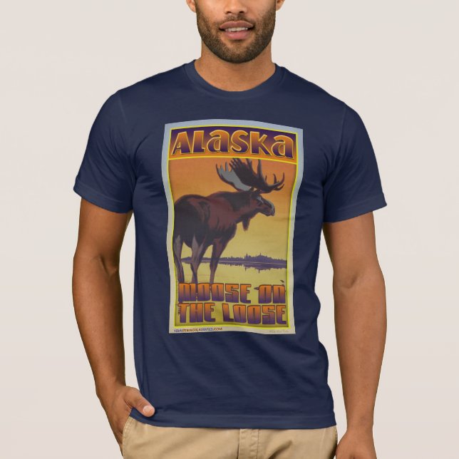 Camiseta Alces no fraco (Frente)
