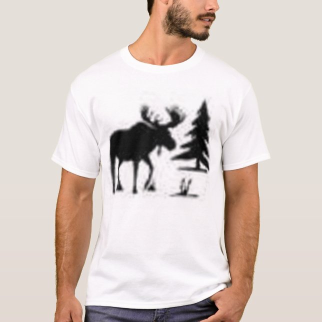 CAMISETA ALCES NO SELVAGEM (Frente)