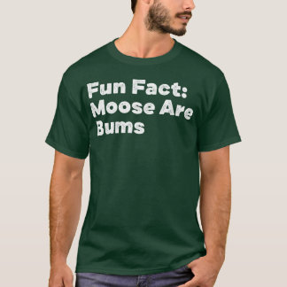 Camiseta Alces São Uns Preguiçosos Piada Animal Engraçada H