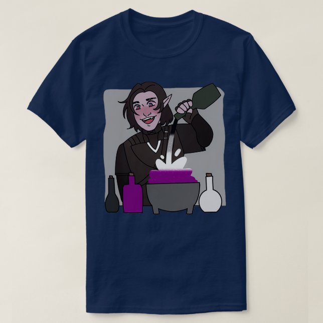 Camiseta Alchemy Fennorian assexual (Frente do Design)