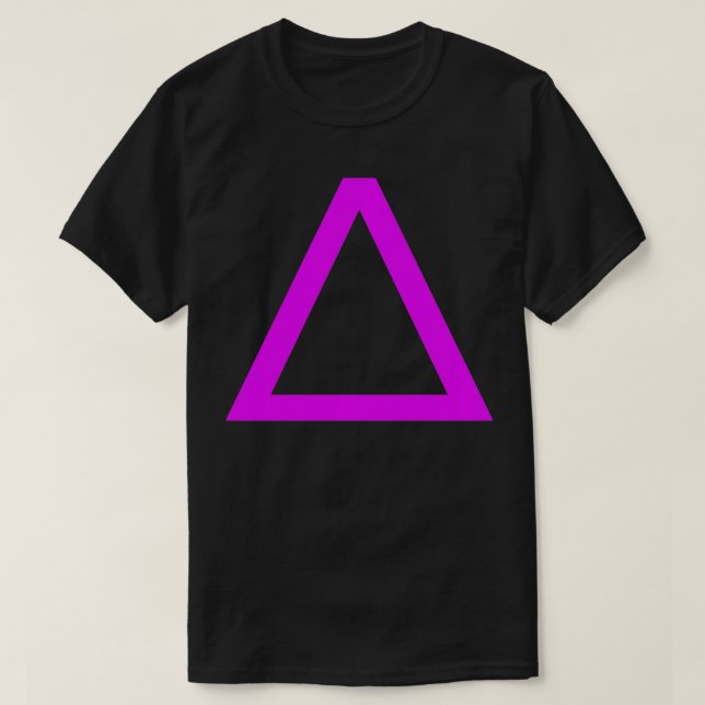 Camiseta Alchemy FireTriangle rosa (Frente do Design)