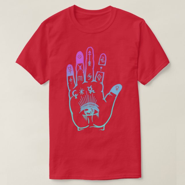 Camiseta Alchemy hand (Frente do Design)