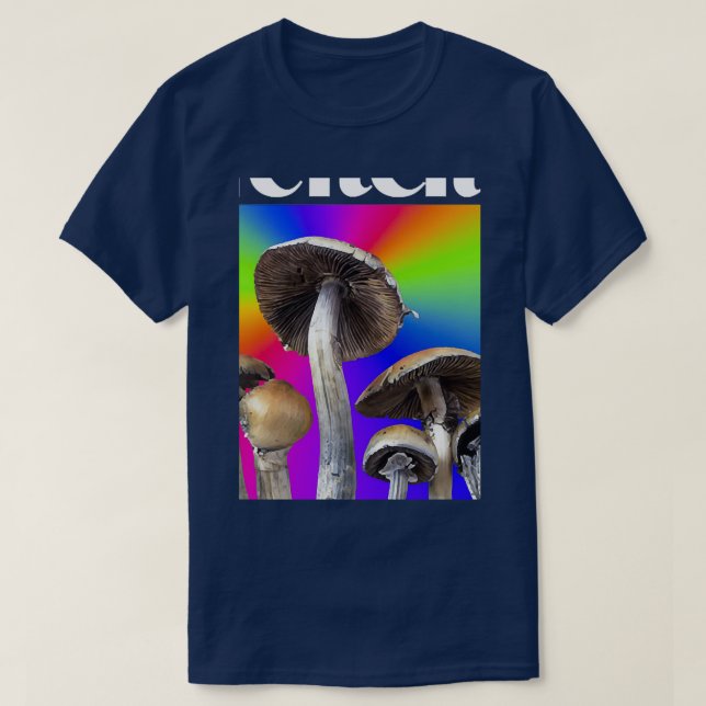 Camiseta Alchemy Retro Alchemy Mushroom (Frente do Design)
