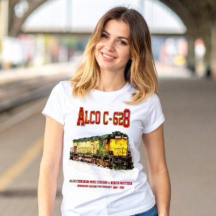 Camiseta Alco C-628 aka Alco Century 628 Locomotiva Diesel