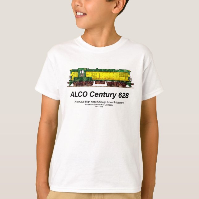 Camiseta Alco C-628 aka Alco Century 628 Locomotiva Diesel (Frente)