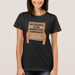 Camiseta Alcohol Addiction Recovery Awareness Sobriety Stuf