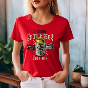 Camiseta Alcool Bootlegger Virginia T-Shirt