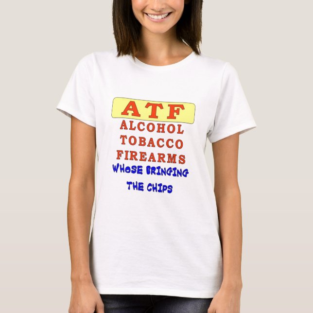 CAMISETA ÁLCOOL TOBACCO FIREARS (Frente)