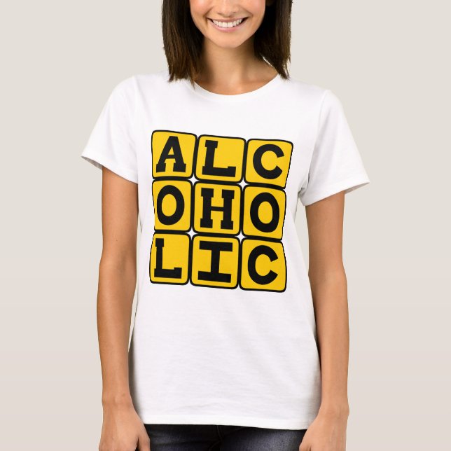 Camiseta Alcoólatra, Amante da Bebedeira (Frente)