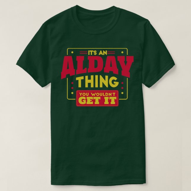 Camiseta Alday (Frente do Design)