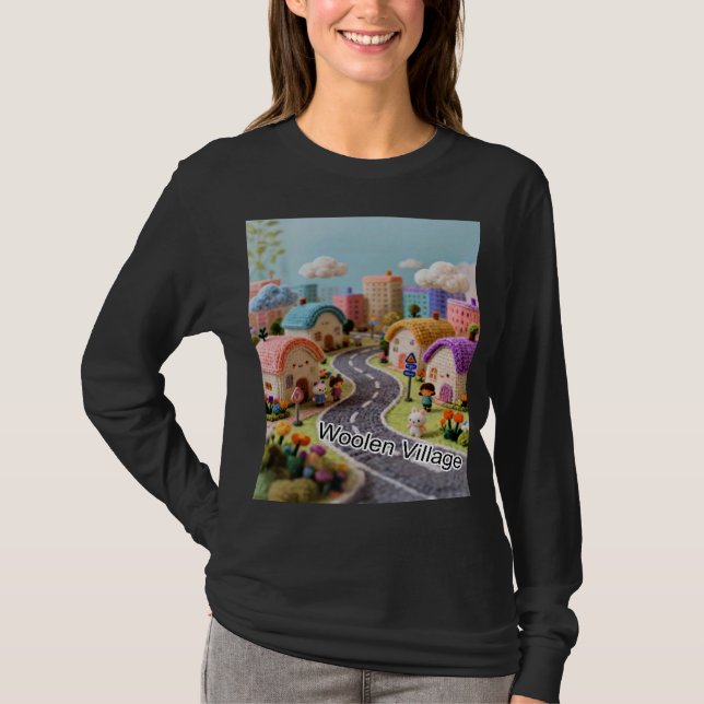 Camiseta Aldeia de Lã  (Frente)