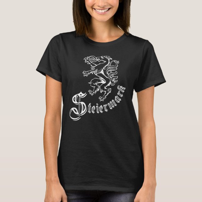 Camiseta Aldeia de Styria Alps Áustria Styrian Traditional  (Frente)
