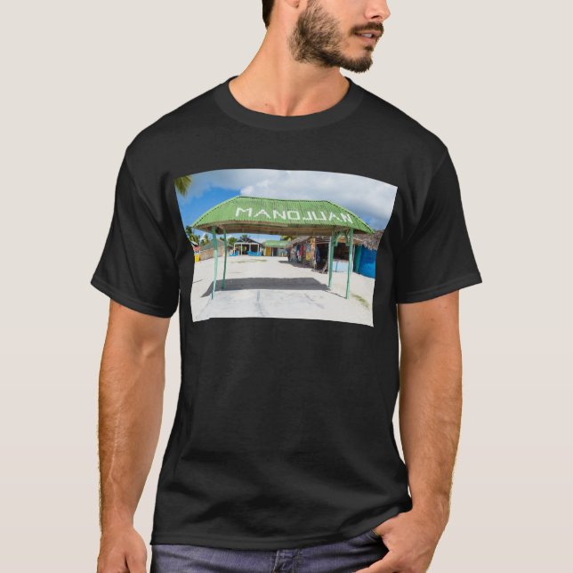 Camiseta Aldeia Mano Juan em Saona Domenican Republic (Frente)