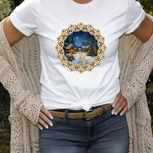 Camiseta Aldeia Natalina Vintage em Renda