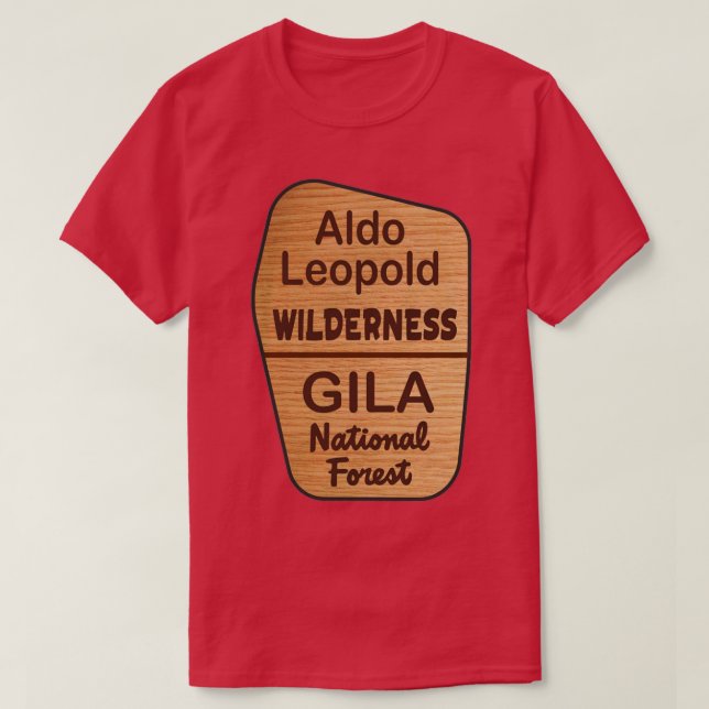 Camiseta Aldo Leopold Wilderness (Frente do Design)