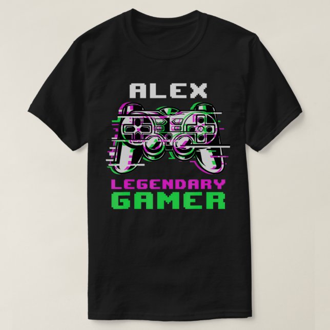 Camiseta Ale Legendary Gamer Personalizado (Frente do Design)