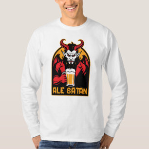 Camiseta Ale Satan - Bebendo Cerveja