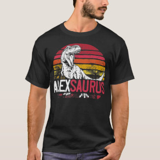 Camiseta Ale Saurus Dinossauro Personalizado T Re Nome Nata