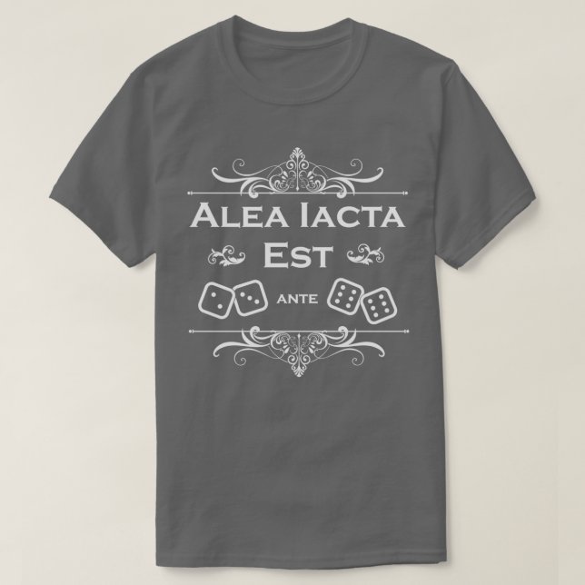 Camiseta Alea iacta est 5 para (Frente do Design)
