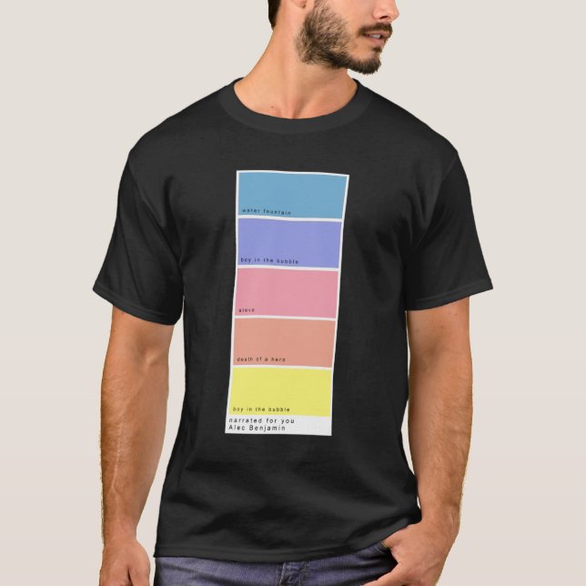 Camiseta Alec Benjamin Color (Frente)