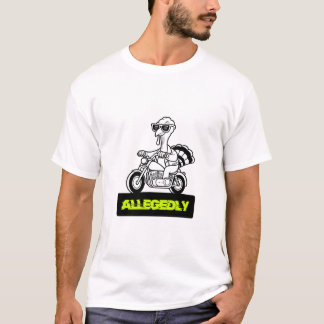 Camiseta Alegadamente Engraçado Declaração T-Shirt