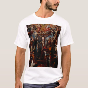 Camiseta Alegoria da Crucificação com Santos Jesuítas 