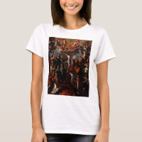 Alegoria de crucificação com Santos jesuítas