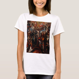 Camiseta Alegoria de crucificação com Santos jesuítas