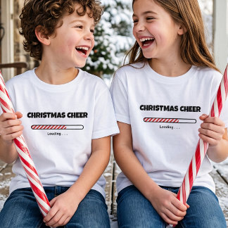 Camiseta Alegre Carregamento de Feliz Natal - Humor de Féri