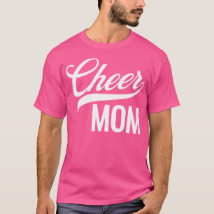 Camiseta Alegre Mãe Azul Real Cheerleading Correspondência