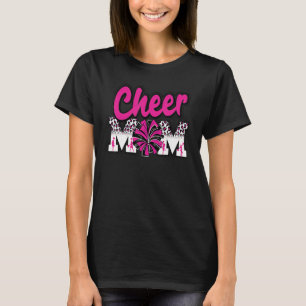 Camiseta Alegre Mãe Rosa Quente Preto Leopardo Letras Alegr