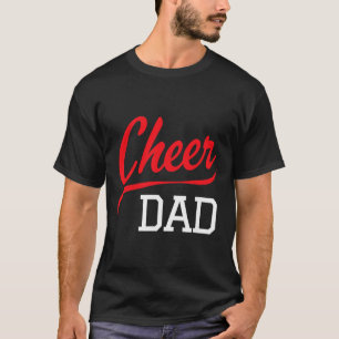 Camiseta Alegre Pai Liderança de Torcida Vermelho